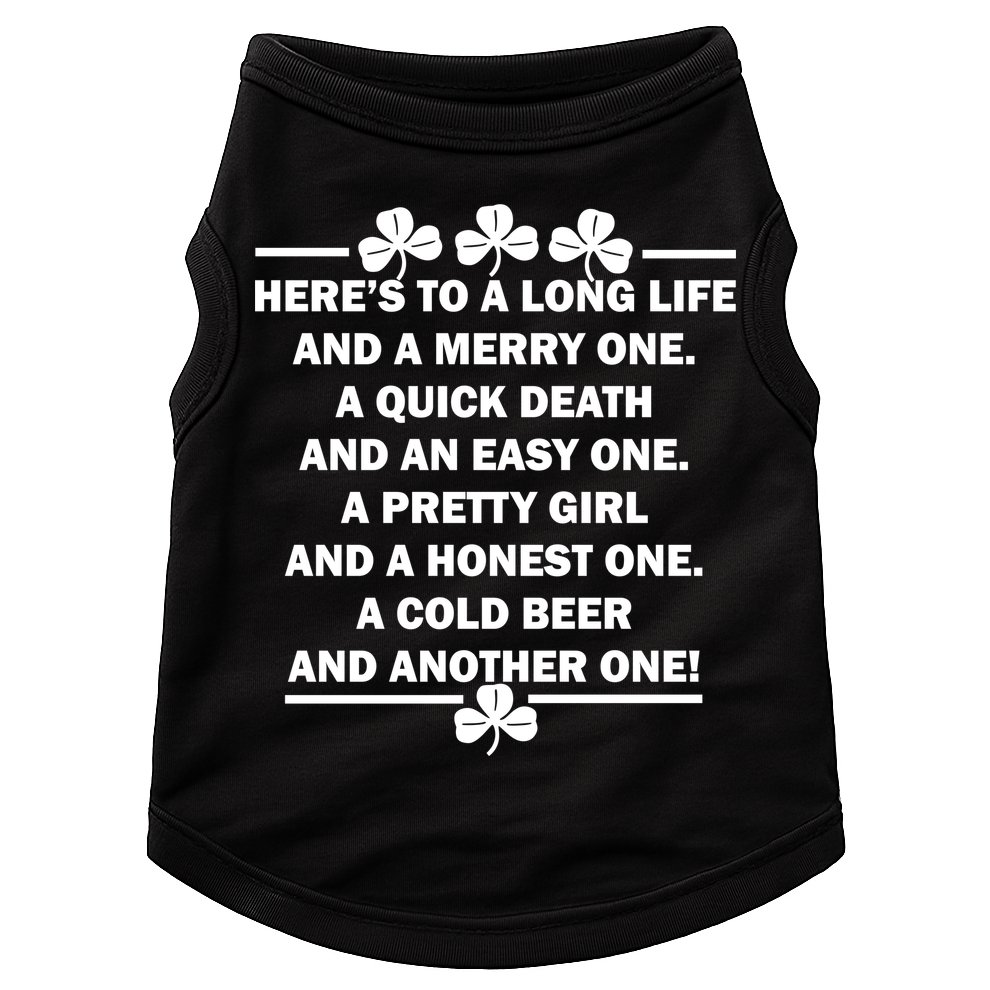 St. Patrick's Day Cold Beer Toast Doggie Tank