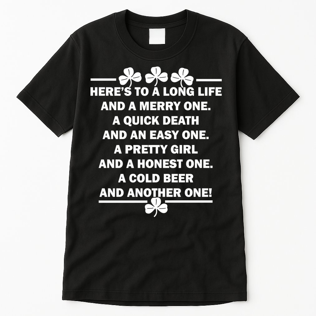 St. Patrick's Day Cold Beer Toast Tall T-Shirt