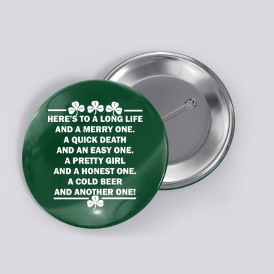 St. Patrick's Day Cold Beer Toast Button