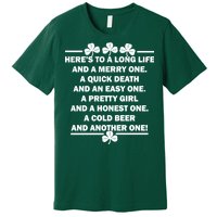 St. Patrick's Day Cold Beer Toast Premium T-Shirt