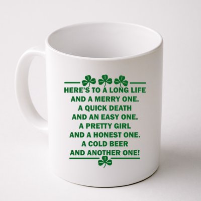 St. Patrick's Day Cold Beer Toast Coffee Mug