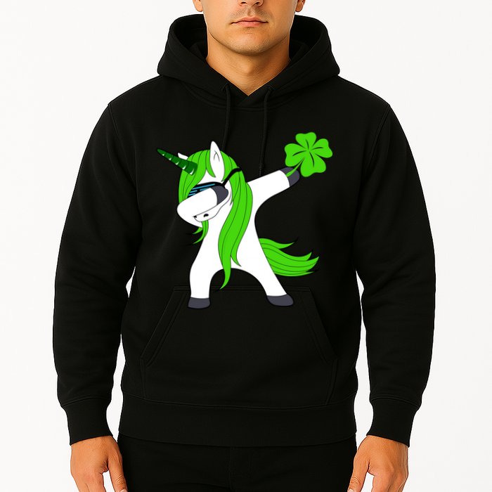 St. Patrick's Day Dabbing Irish Unicorn Hoodie