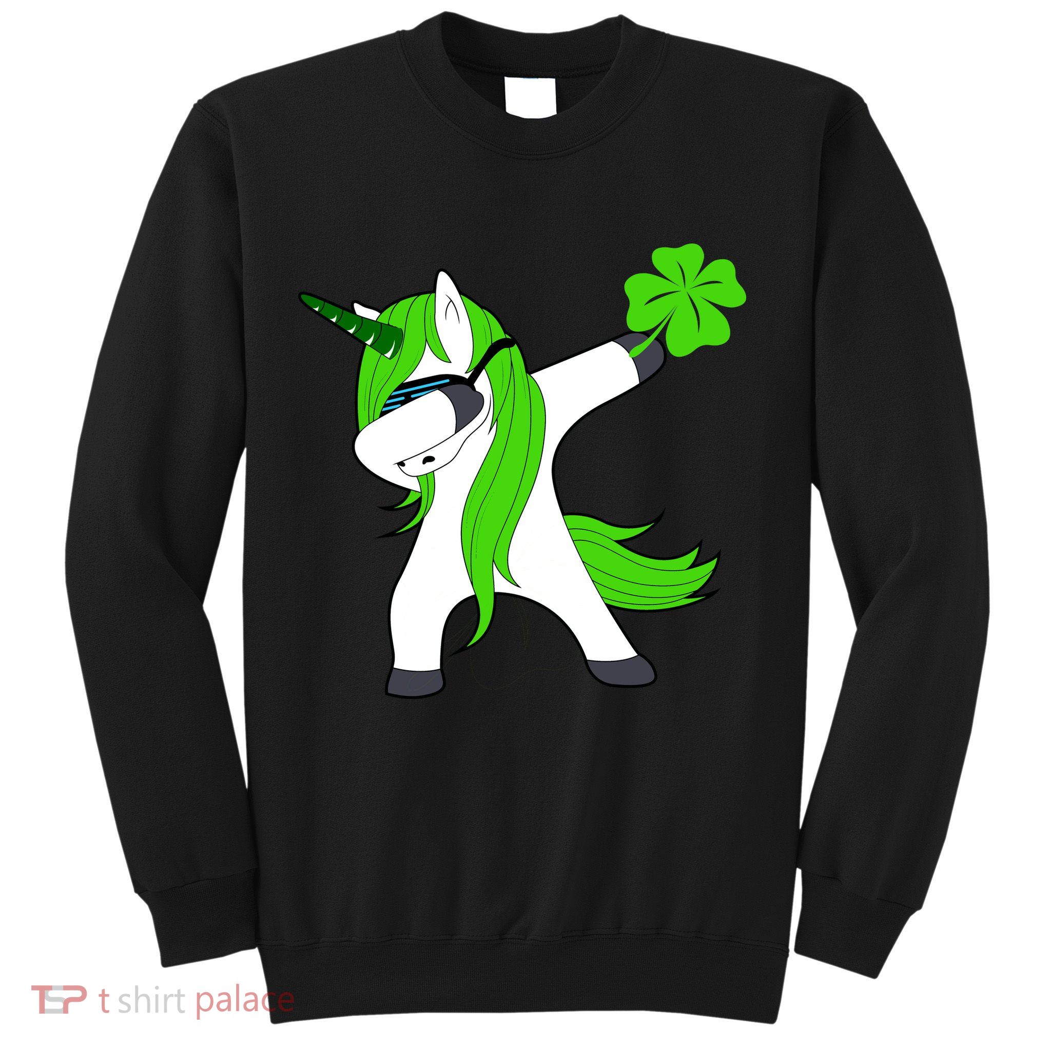 St. Patrick's Day Dabbing Irish Unicorn Sweatshirt