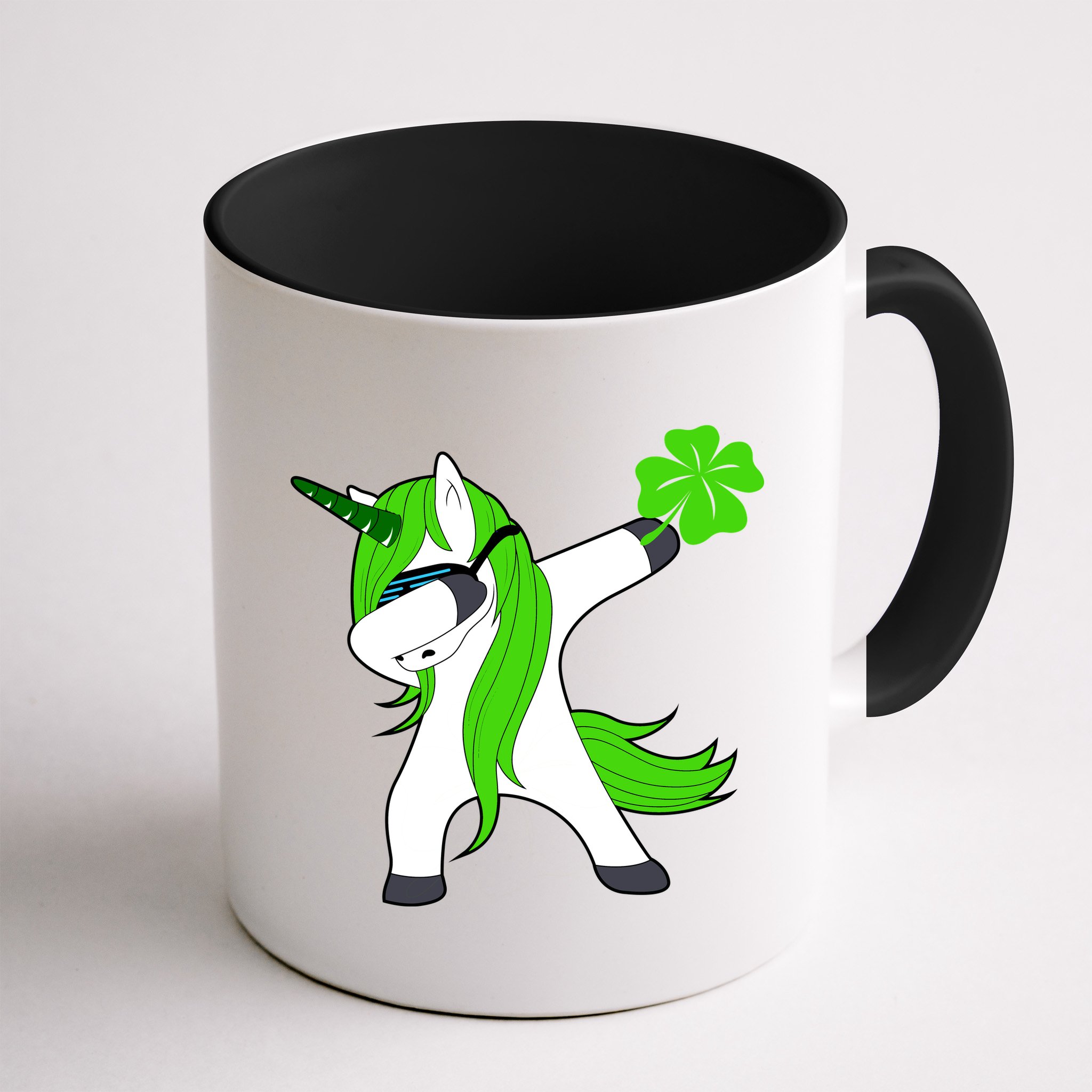 St. Patrick's Day Dabbing Irish Unicorn Mug