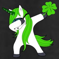 St. Patrick's Day Dabbing Irish Unicorn Beanie