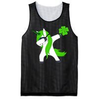 St. Patrick's Day Dabbing Irish Unicorn Mesh Reversible Basketball Jersey Tank