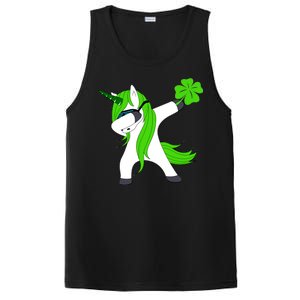 St. Patrick's Day Dabbing Irish Unicorn PosiCharge Competitor Tank