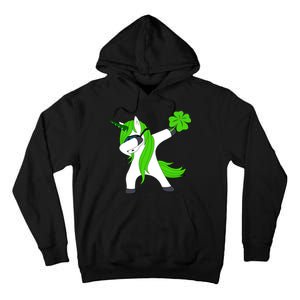 St. Patrick's Day Dabbing Irish Unicorn Tall Hoodie