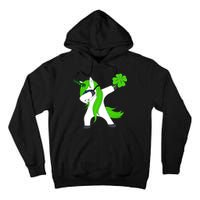 St. Patrick's Day Dabbing Irish Unicorn Tall Hoodie