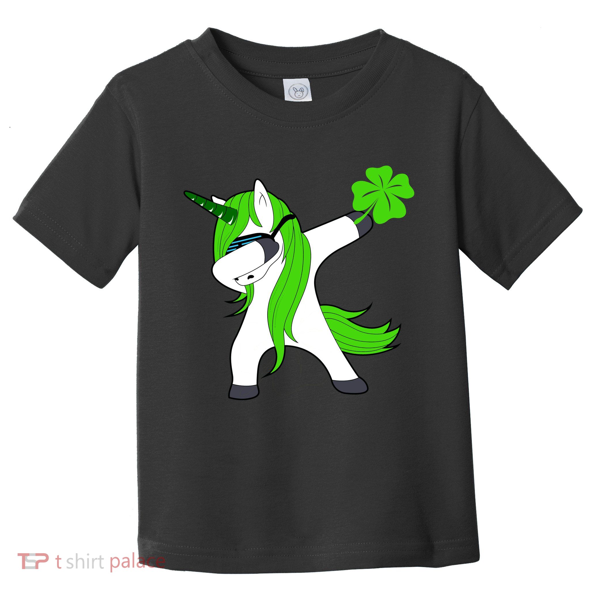 St. Patrick's Day Dabbing Irish Unicorn Toddler T-Shirt