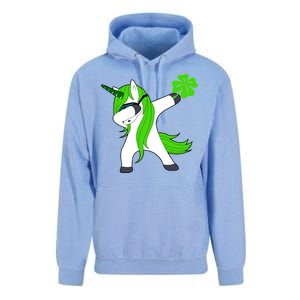 St. Patrick's Day Dabbing Irish Unicorn Unisex Surf Hoodie