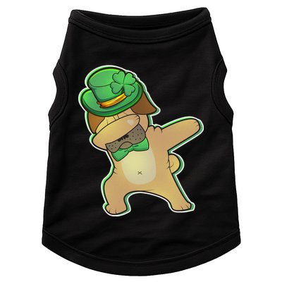 St. Patrick's Day Dabbing Pug Doggie Tank