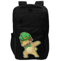 St. Patrick's Day Dabbing Pug Impact Tech Backpack