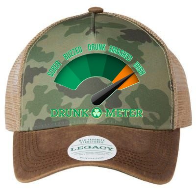 St. Patrick's Day Drunk O Meter Legacy Tie Dye Trucker Hat