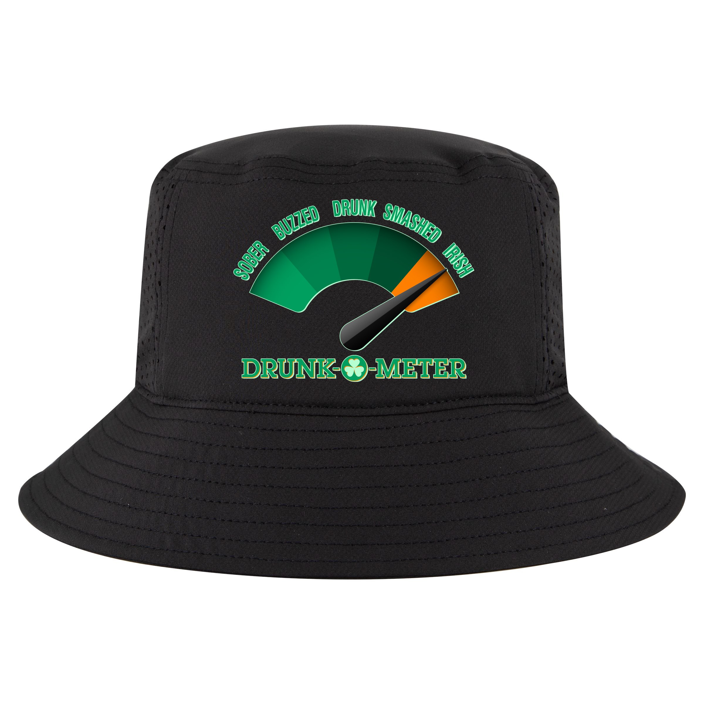 St. Patrick's Day Drunk O Meter Cool Comfort Performance Bucket Hat