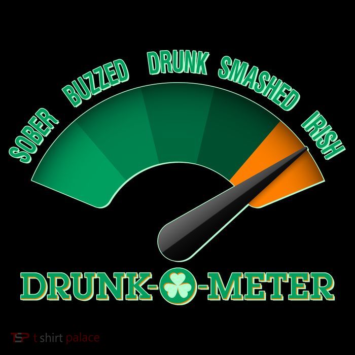 St. Patrick's Day Drunk O Meter Sweatshirt