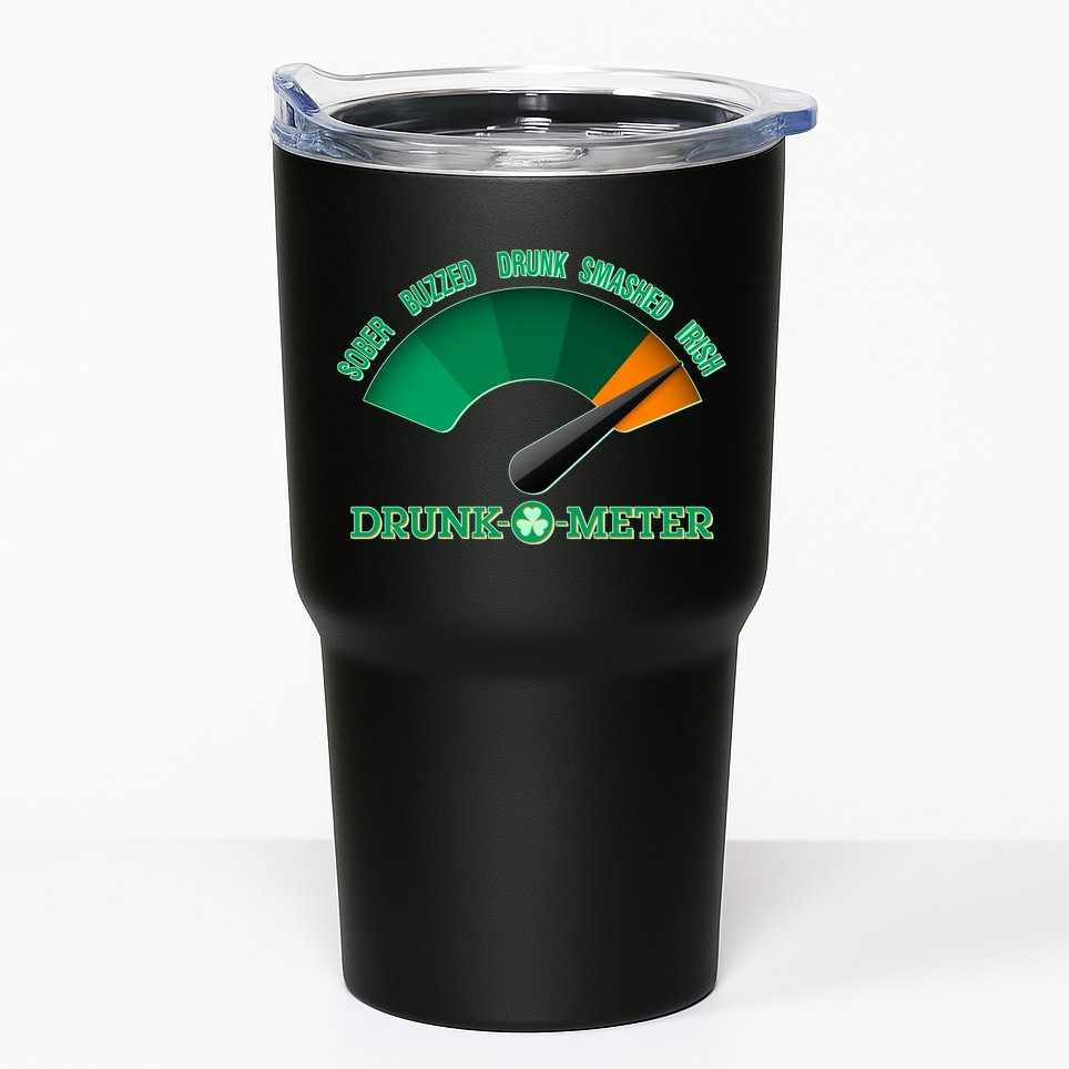 St. Patrick's Day Drunk O Meter Tumbler