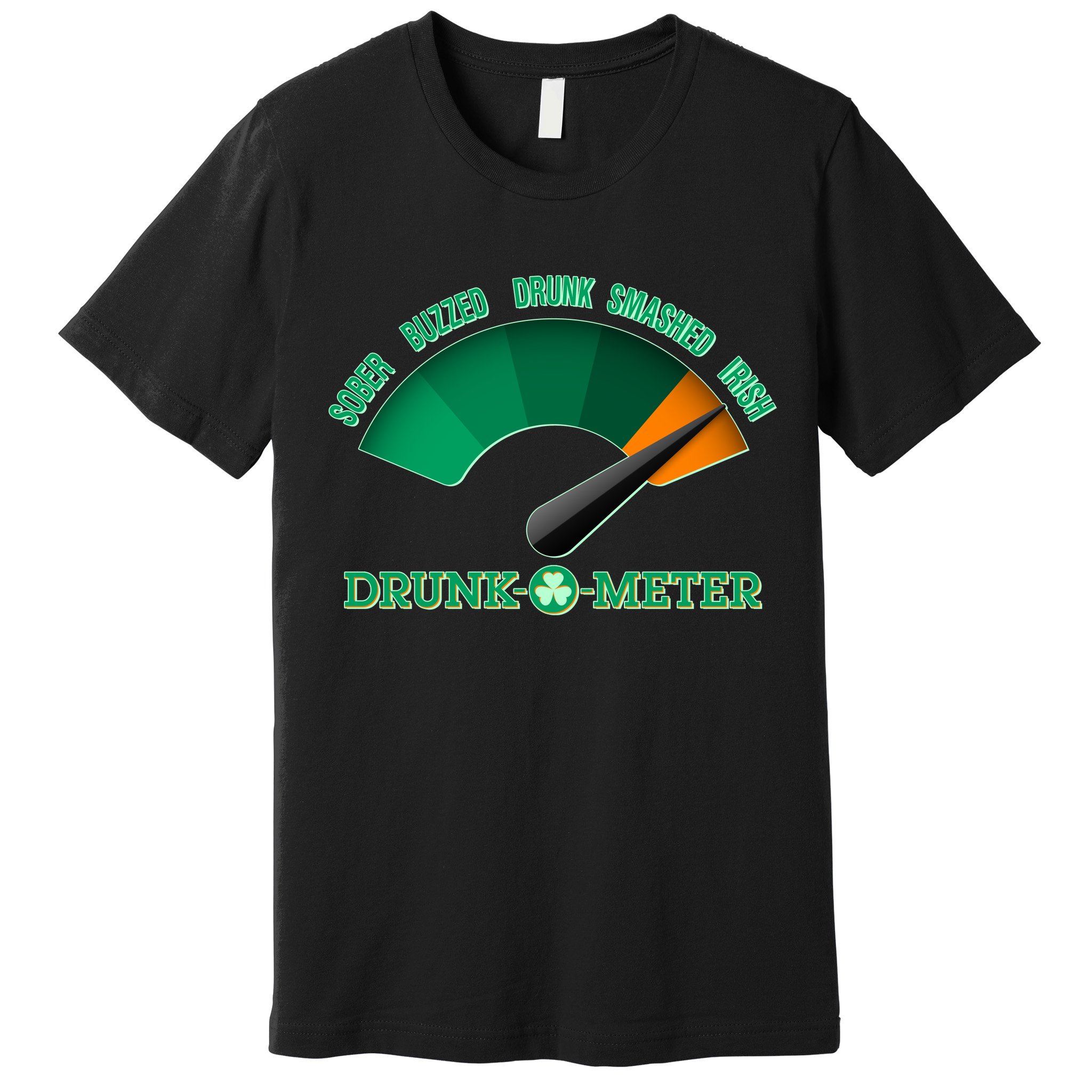 St. Patrick's Day Drunk O Meter Premium T-Shirt