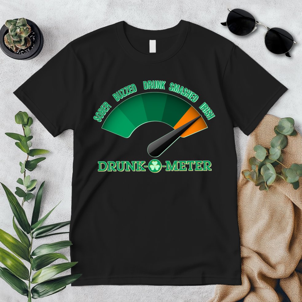 St. Patrick's Day Drunk O Meter Premium T-Shirt
