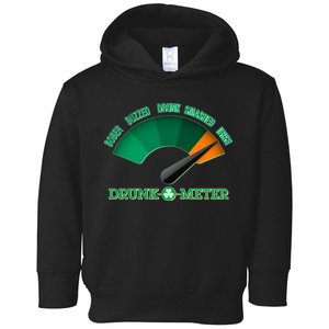 St. Patrick's Day Drunk O Meter Toddler Hoodie