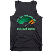 St. Patrick's Day Drunk O Meter Tank Top