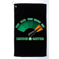 St. Patrick's Day Drunk O Meter Golf Towel