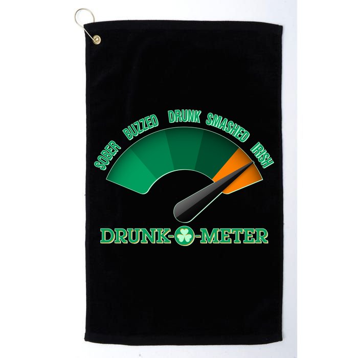 St. Patrick's Day Drunk O Meter Golf Towel