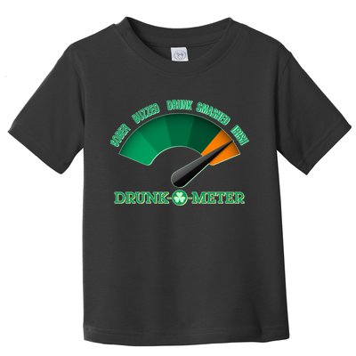 St. Patrick's Day Drunk O Meter Toddler T-Shirt