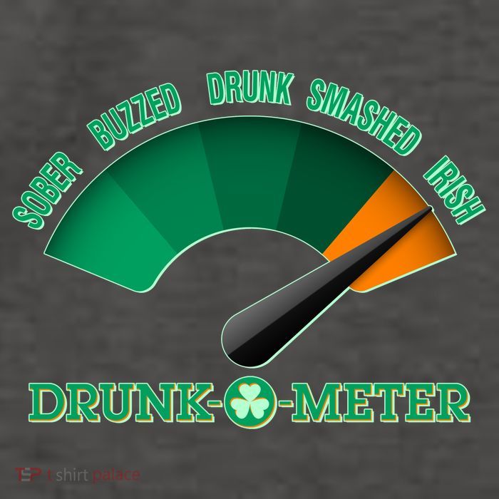 St. Patrick's Day Drunk O Meter Vector Backpack