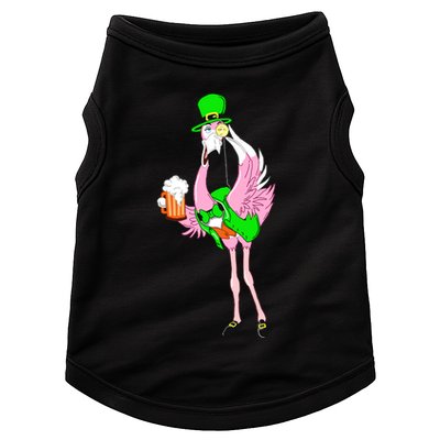 St. Patrick's Day Flamingo Doggie Tank