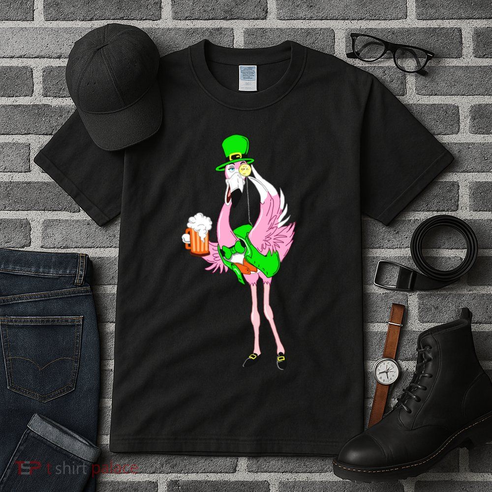 St. Patrick's Day Flamingo Tall T-Shirt