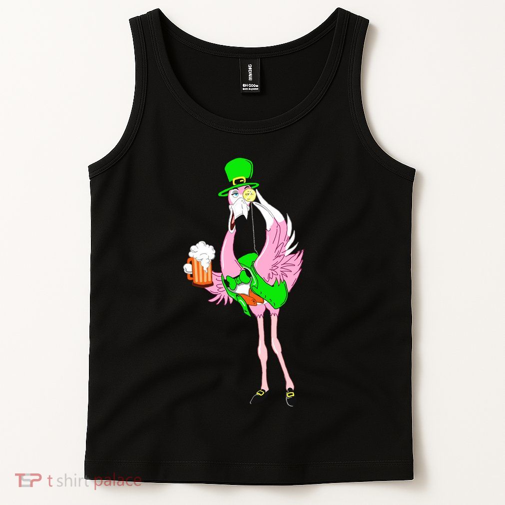 St. Patrick's Day Flamingo Tank Top