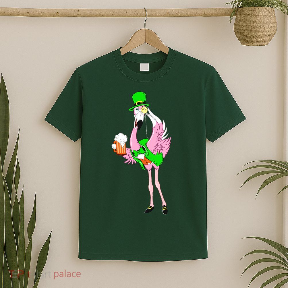 St. Patrick's Day Flamingo T-Shirt