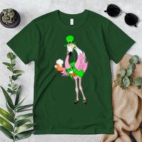 St. Patrick's Day Flamingo Premium T-Shirt