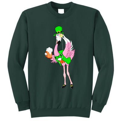 St. Patrick's Day Flamingo Tall Sweatshirt