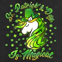 St. Patrick's Day Is Magical 7 Panel Mesh Trucker Snapback Hat