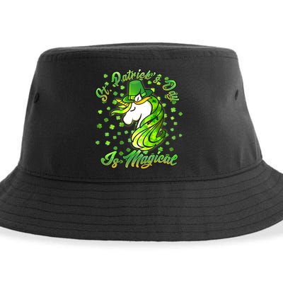 St. Patrick's Day Is Magical Sustainable Bucket Hat