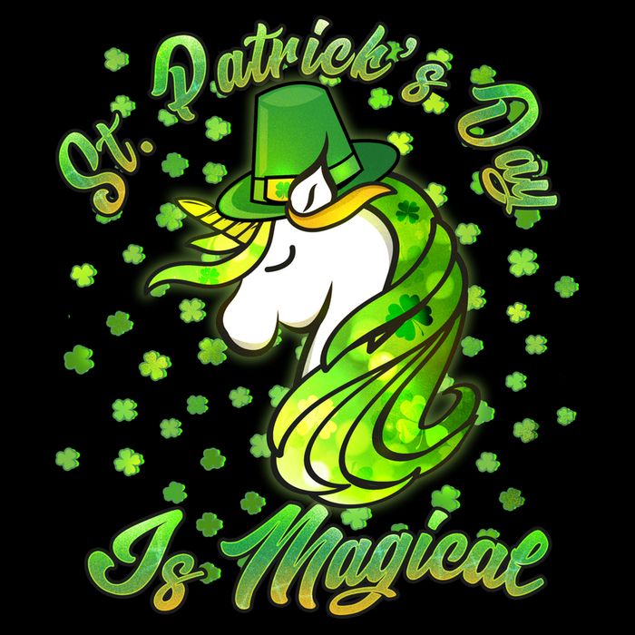 St. Patrick's Day Is Magical 7-Panel Snapback Hat