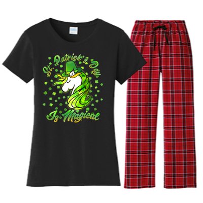 St. Patrick's Day Is Magical Women's Flannel Pajama Set