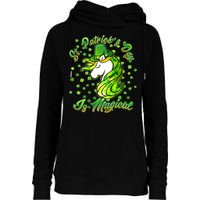 St. Patrick's Day Is Magical Womens Funnel Neck Pullover Hood