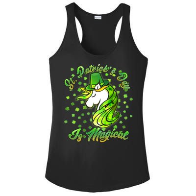 St. Patrick's Day Is Magical Ladies PosiCharge Competitor Racerback Tank