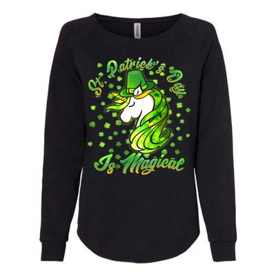 St. Patrick's Day Is Magical Womens California Wash Sweatshirt