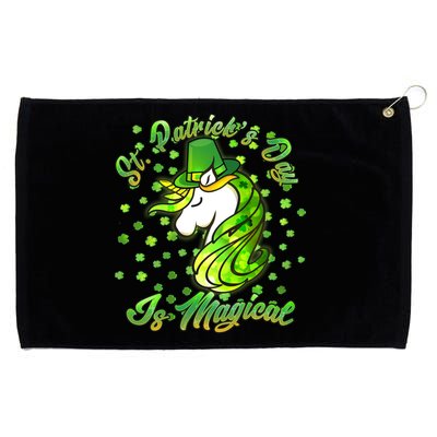 St. Patrick's Day Is Magical Grommeted Golf Towel