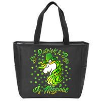 St. Patrick's Day Is Magical Zip Tote Bag