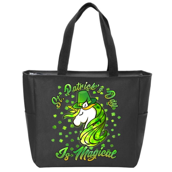 St. Patrick's Day Is Magical Zip Tote Bag