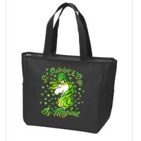 St. Patrick's Day Is Magical Zip Tote Bag