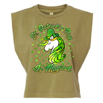 St. Patrick's Day Is Magical Garment-Dyed Women's Muscle Tee