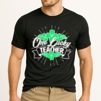 St. Patrick's Day One Lucky Teacher Cooling Performance Crew T-Shirt