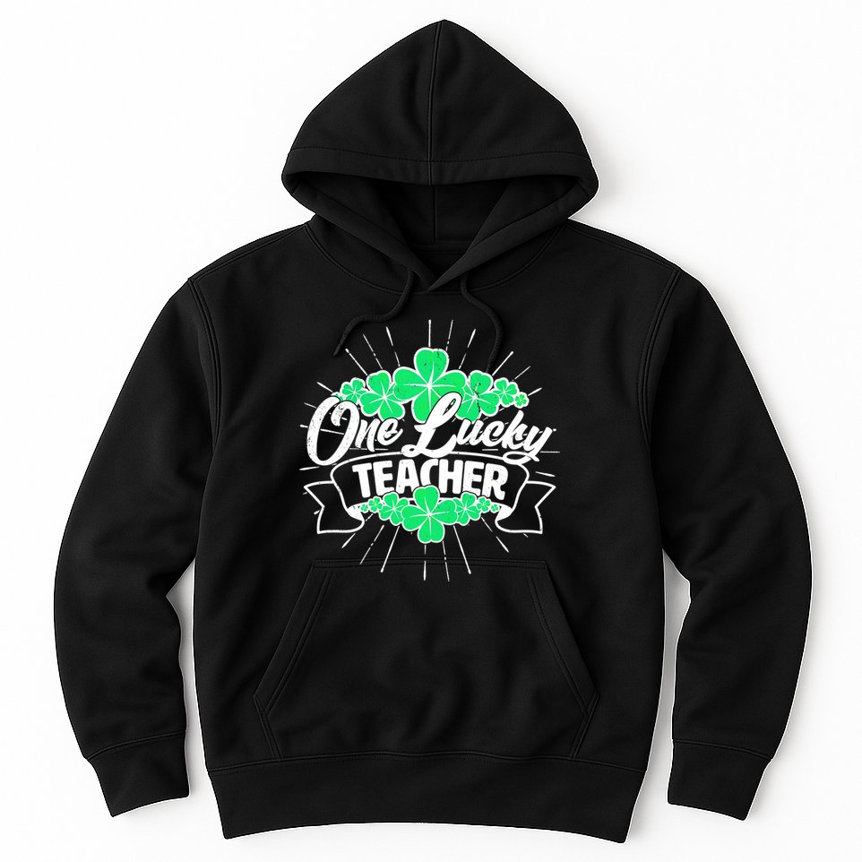 St. Patrick's Day One Lucky Teacher Hoodie