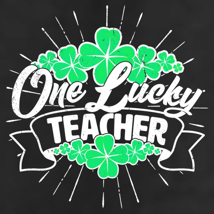 St. Patrick's Day One Lucky Teacher Adult Drive Performance Visor